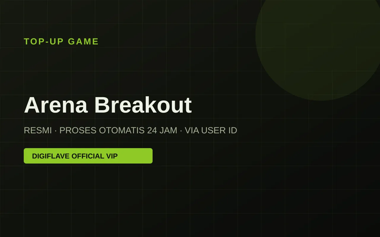 Top-up Arena Breakout — Flavegame Store