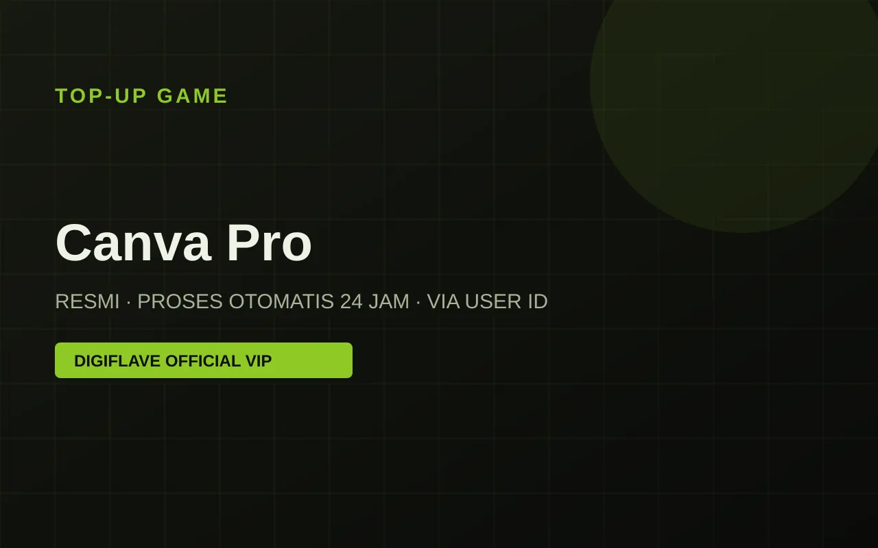 Top-up Canva Pro — Flavegame Store