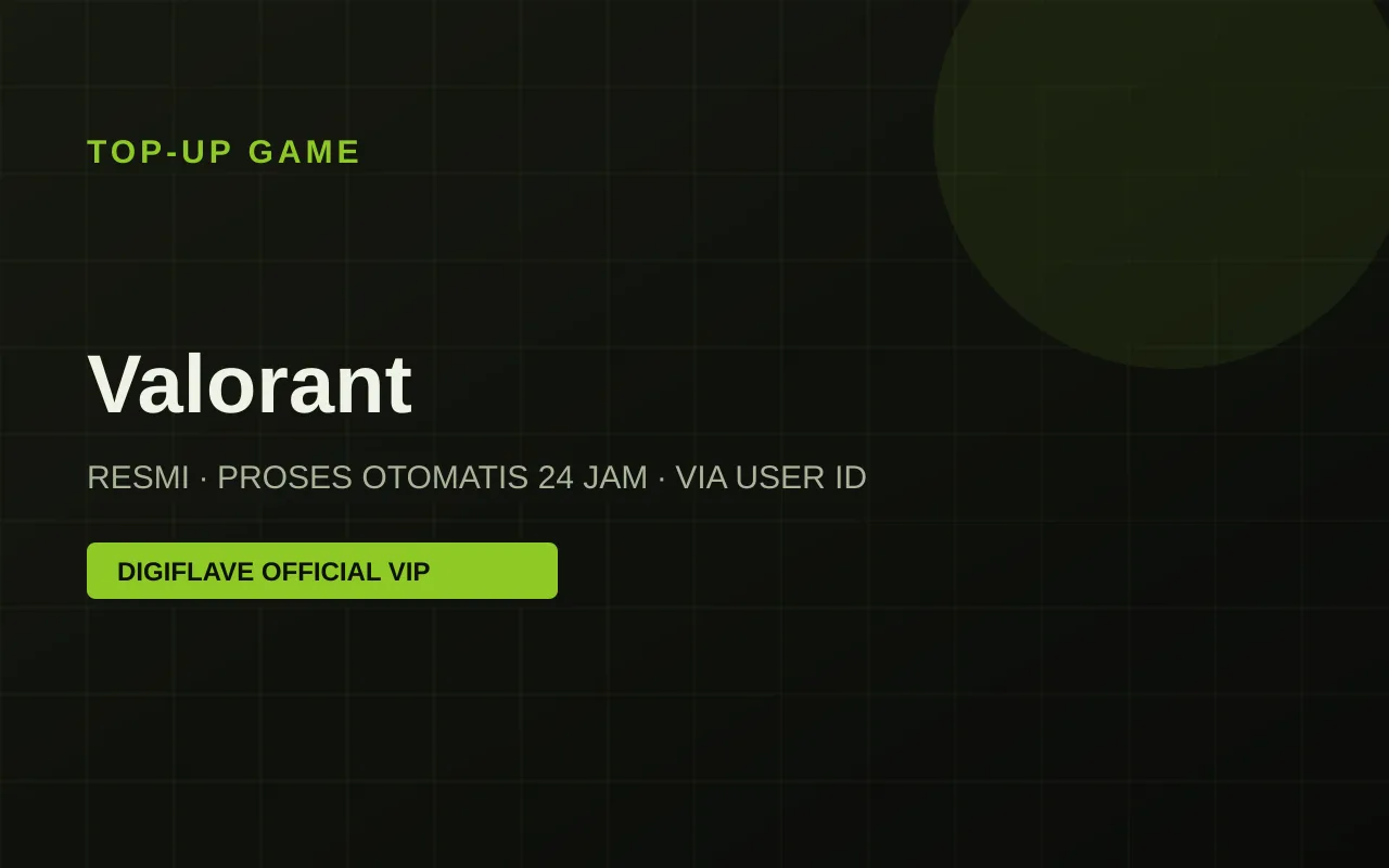 Top-up Valorant — Digiflave Official VIP