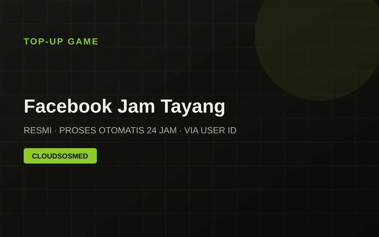 Jam Tayang Facebook